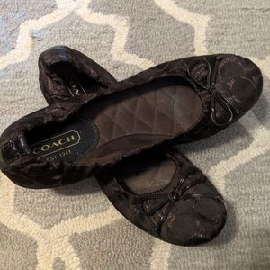 Coach Jilly Flats size 7